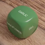 Food Dice: Vegan icon