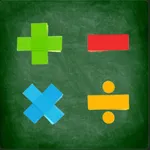 Math Chalkboard icon