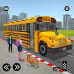 City School Coach Bus Drive 3D icon