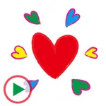 Heart Animation 1 Sticker icon