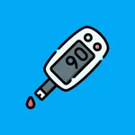 Control of blood sugar icon