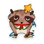 Christmas Raccoon icon