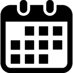 Wristwatch calendar icon