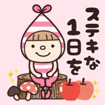 Kind words in colorful world icon