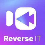 Reverse video clip editor icon