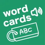 Word cards creation icon