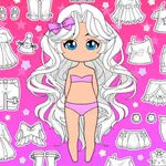 Chibi Doll Coloring & Dress Up icon