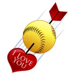 Softball Valentines icon