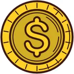 Dollar clicker icon