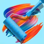 Roller-Paint Splat Color Game icon