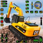 Real Excavator Construction 3D icon