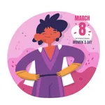 Women's Day Greeting Card wish icon