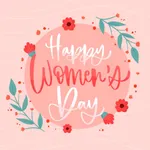 Women's day Frames & greeting icon