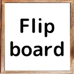 Flip board -handwritten- icon