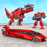 Dino Robot Transform Limo Car icon