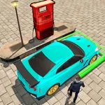 Gas Station 3D Wash Parking icon