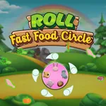 Roll Fast Food Circle icon