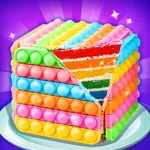 Pop It Rainbow Cake icon