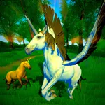 Unicorn Pegasus Pony Magic Sim icon