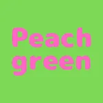 Peach green icon