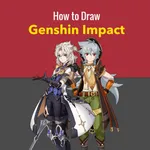 How to Draw Genshin Impact icon