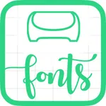 Cut Machine Fonts Design Space icon