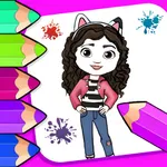 Dolls Doodle Glitter Book App icon