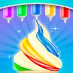 ice cream roll dessert DIY icon