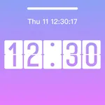 Lock Screen Clock with Seconds icon