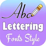 Font Style - Lettering Design icon