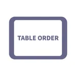 TABLE ORDER icon