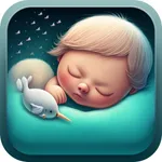 Bed time kids story books icon