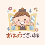 毎日使える リボンの可愛い女の子 icon