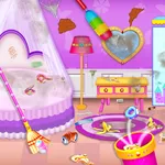 Princess House Cleaning Games icon