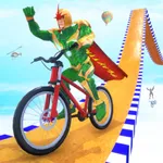 Superhero Cycle Stunts Racing icon