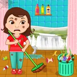 Baby Girl House Cleaning icon