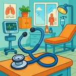 Medical magazine health & diet icon