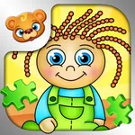 123 Kids Fun PUZZLE GREEN Best Kids Puzzle Games icon