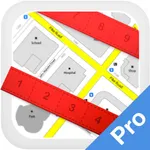 Planimeter Pro for map measure icon