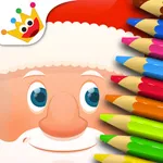 Christmas: Baby & Kids coloring book games - Free icon