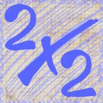 Multiplication 2x2 icon