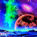 Alien Worlds Music Visualizer icon