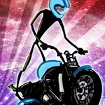 Stickman Motorcycle Space Racing Game Free - Classic Street Top Moto Drag Action icon