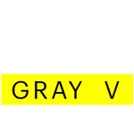 Gray V icon