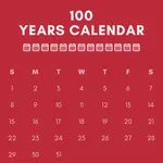 100 Years Calendar icon