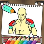 Wrestling Superstars Coloring icon