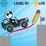 Draw Bridge Stickman Car Game icon