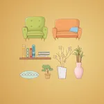 Decoration & Design | Home icon