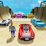 Superhero Car Games Mega Ramps icon