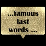 famous last words stickers icon